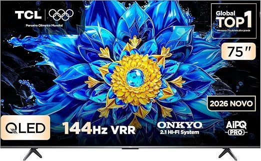 Smart TV TCL 75 Polegadas QLED 4K P8L