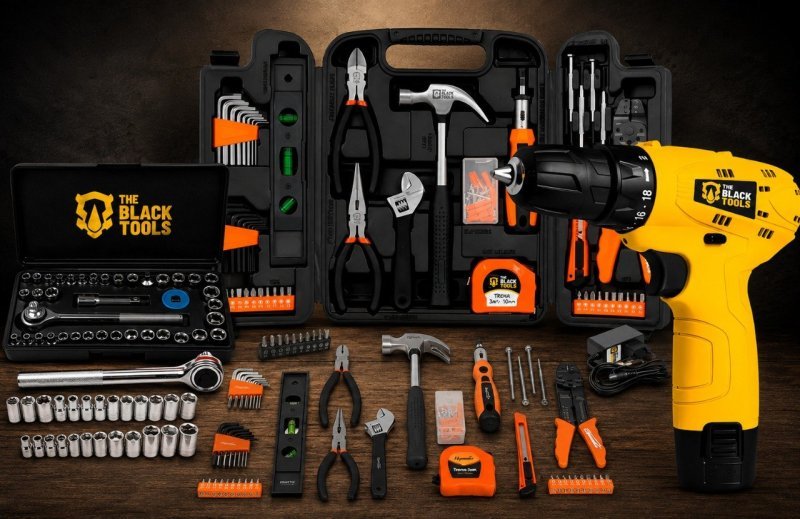 Kit Jogo Ferramentas 169 Peças Soquetes + Parafusdeira 12v + Frete Grátis