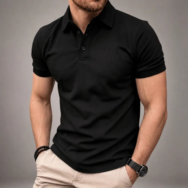 Camisa Gola Polo Masculina Pique Premium Algodão Confortável