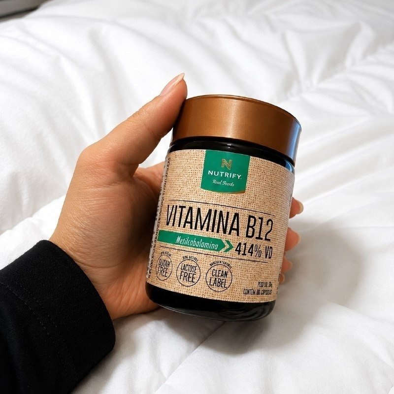 Vitamina B12 60 Cápsulas Nutrify + Frete Grátis