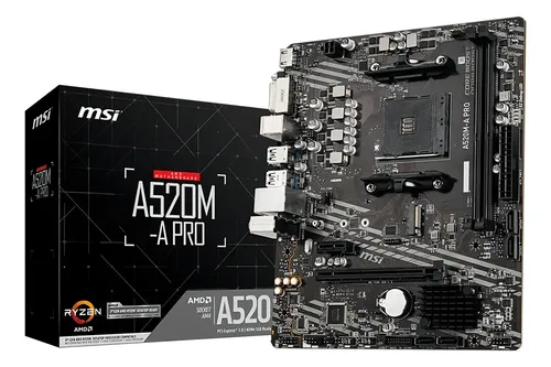 Placa-Mãe MSI A520M-A Pro