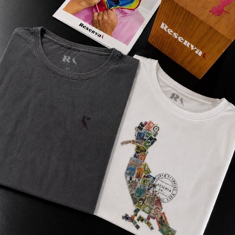 Kit com 2 Camisetas Estampa Algodão Pica-pau Reserva + Frete Grátis