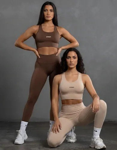 Kit 2 Conjunto Feminino Fitness Calça Leg Com Top