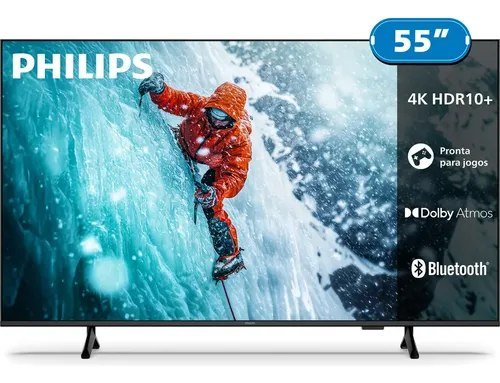 Smart Tv Philips 55 4k 55pug7300 Comando De Voz Bluetooth
