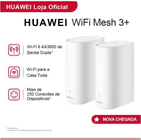 Huawei Mesh 3+ AX3000 WiFi 6 - Kit 2 Unidades