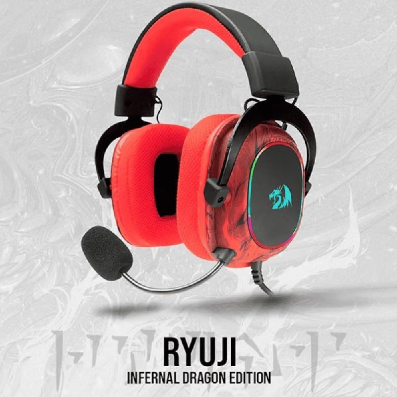Redragon - Headset Gamer Infernal Ryuji, ID-510RGB