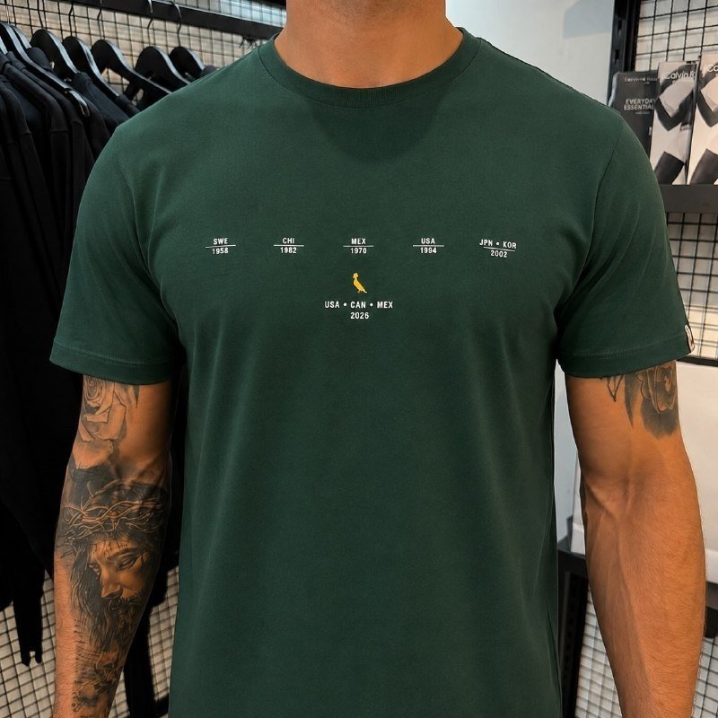 Camiseta Slim Est Brasil Anos Campeoes Reserva com Frete Grátis