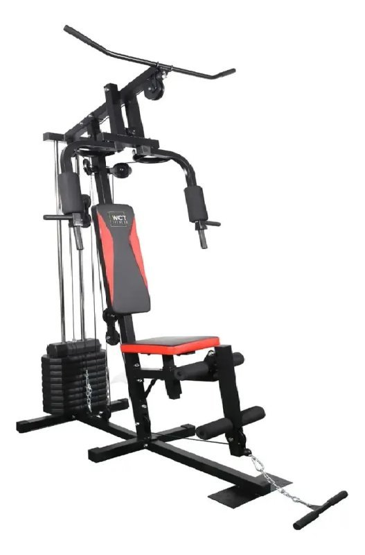Estação de Musculação 45kg Completa Academia Treino – WCT Fitness