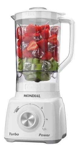 Liquidificador Turbo Power Mondial 550W L-99 WG