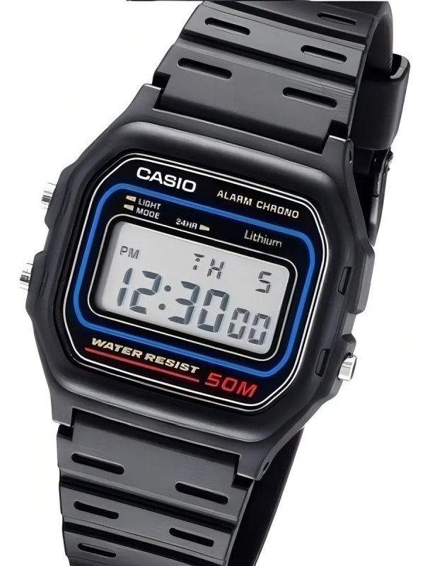 Casio W-59-1VQ Relógio Digital Preto Resina - À Prova d'Água