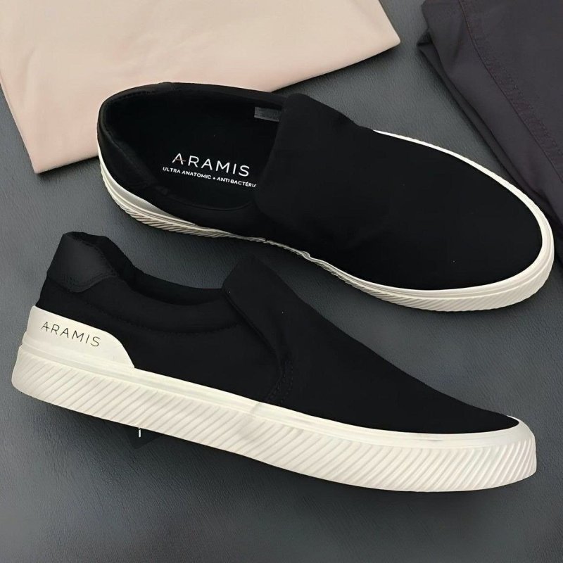 Tênis Aramis Daily Slip Canvas Preto (38 a 41)