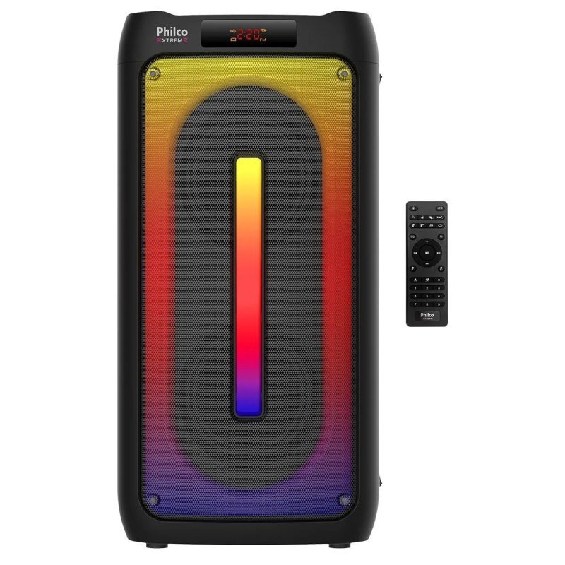 Caixa de Som Philco Extreme 350W Bluetooth 5.3 Luzes LED