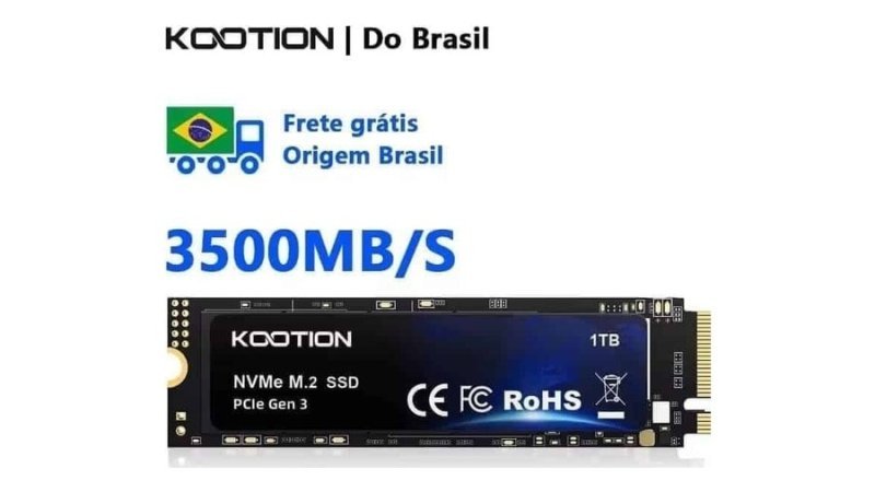1Tb Ssd Nvme Kootion 3500mbps