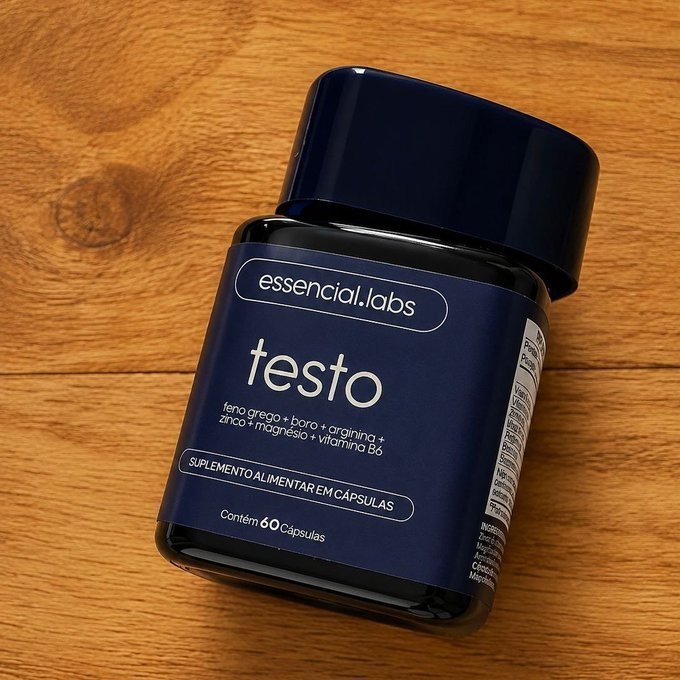 Precursor da Testosterona Testo Essencial 60 Cápsulas + Frete Grátis