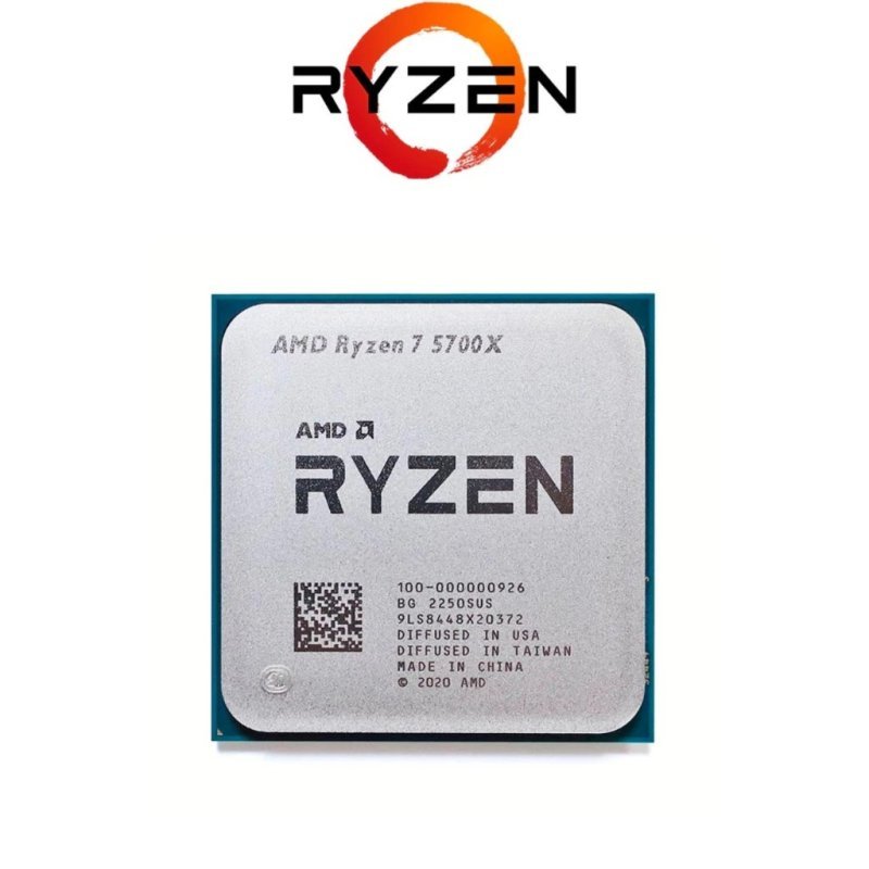 Processador Ryzen 7 5700x 3.4ghz (4.6ghz Max) Novo S/Box