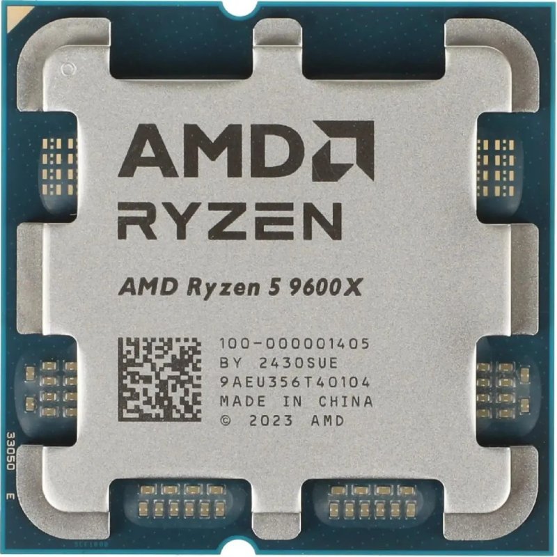 Processador AMD Ryzen 5 9600X, 3.9GHz (5.4GHz Turbo), 6-Cores 12-Threads, AM5 Novo (Sem Caixa ou Cooler)