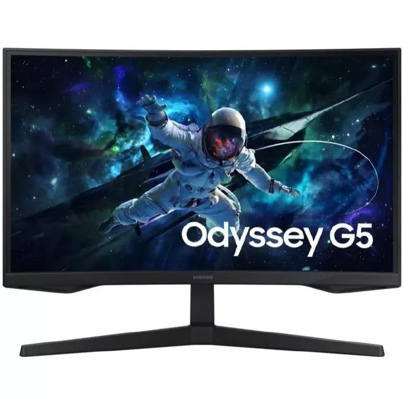 Monitor Samsung 27" Gamer Odyssey G5 Led/Va Ls27cg552elmzd