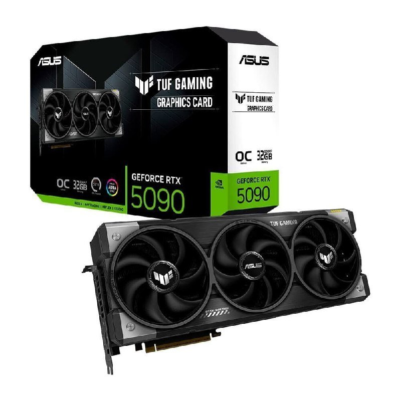 Placa de Vídeo NVIDIA GeForce ASUS RTX 5090 TUF Gaming OC 32GB GDDR7 512Bits TUF-RTX 5090-O32G-GAMING