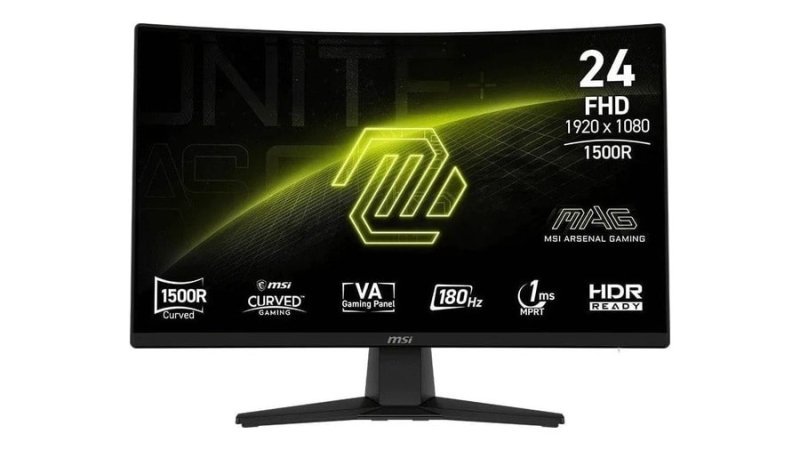 Monitor Gamer Msi Mag 242C, Curvo, 23.6'', Full Hd, 180Hz