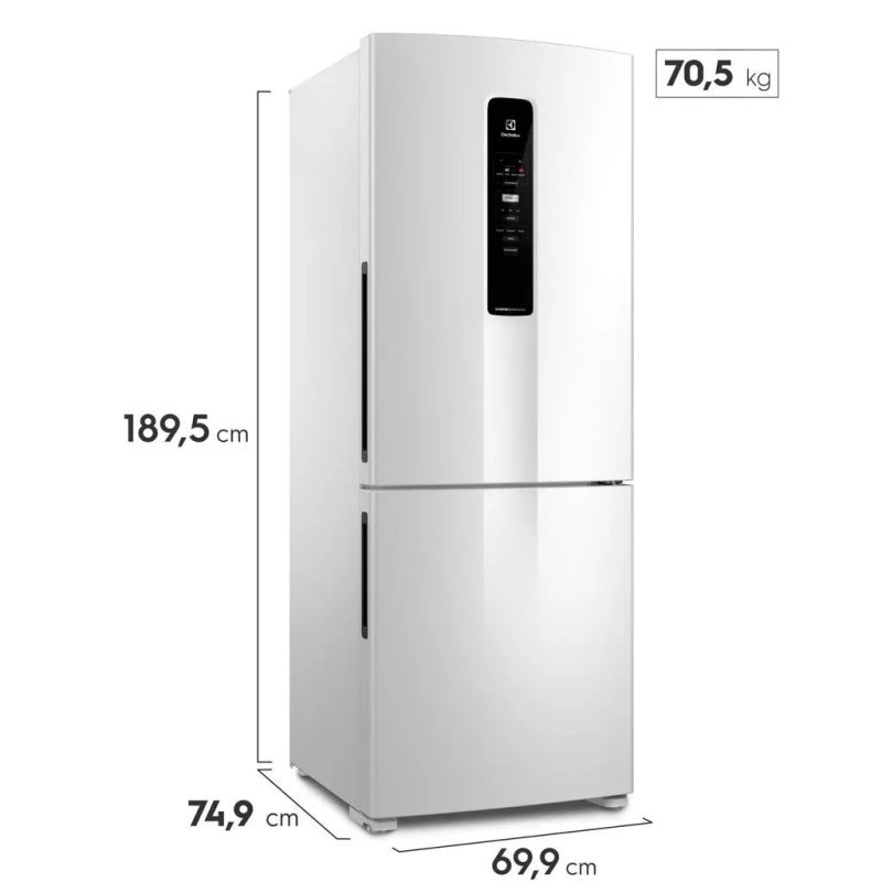 Electrolux 490L Inverter/Inverse com Autosente - Geladeira IB51