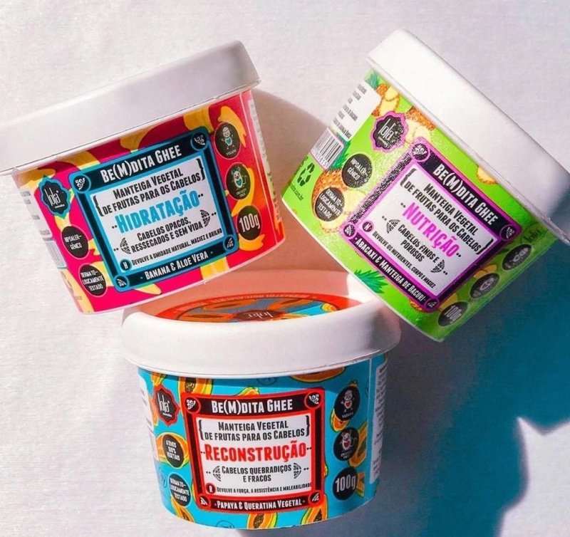 Kit Lola Cosmetics Cronograma Capilar Be(m) dita Ghee (3 Produtos)