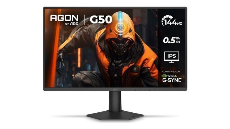 Monitor Gamer AOC AGON G50 24" 144Hz 0,5ms IPS HDR10 G-SYNC 24G50F