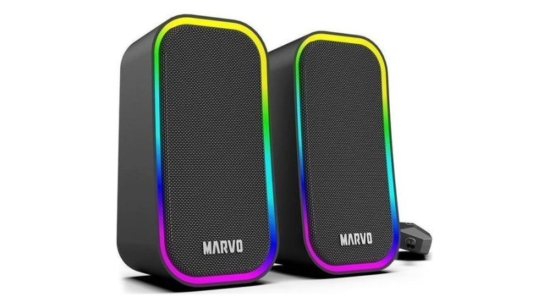 Caixa de Som Marvo Sg-285, Rgb, 3W Rms, Preta, Sg-285-Bk