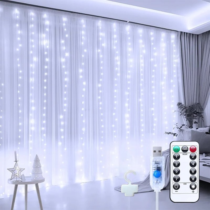 Cortina Led Decoração 3x3 Metros