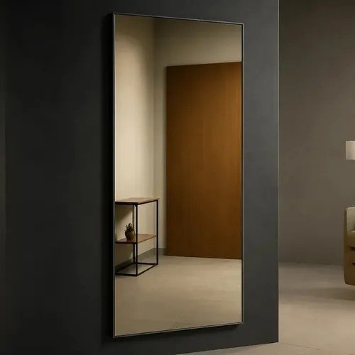 Espelho Rocco Corpo inteiro Pinterest 90x40cm Decorativo Moldura Dupla Face