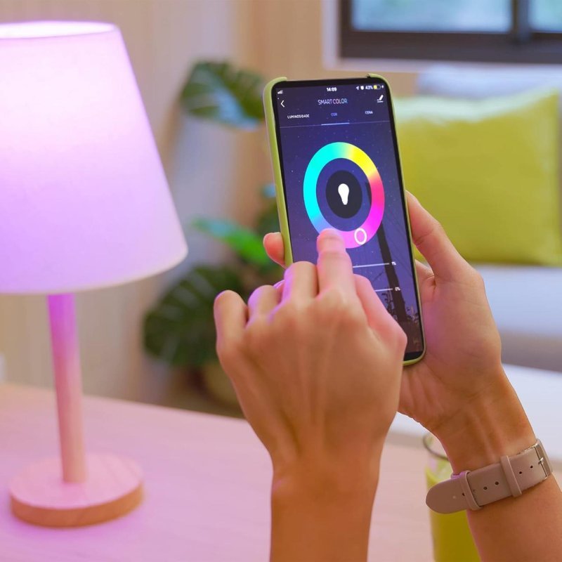 Lâmpada Inteligente Elgin Smart Color 10W RGB Wi-Fi