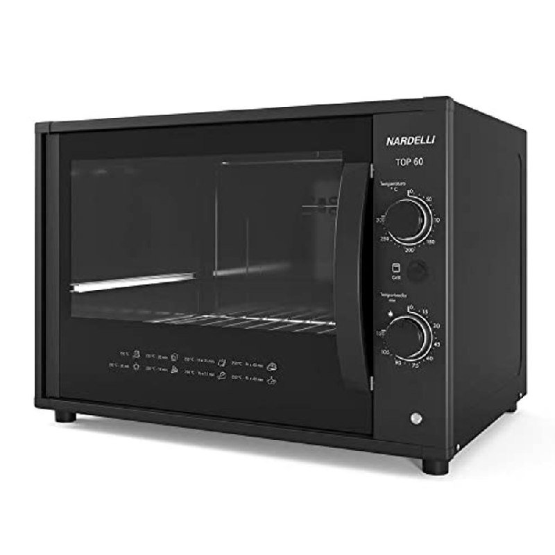 Forno Elétrico De Bancada NARDELLI 60litros Top60 Black 127V