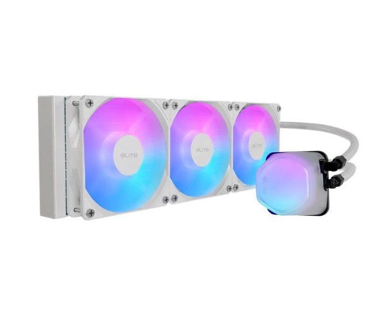 Water Cooler Cooler Master Elite Liquid 360mm ARGB White