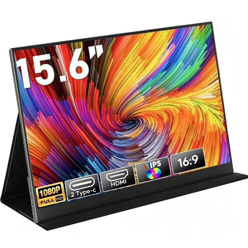 15.6inch Portatil Monitor 1080P IPS Type-C/HDMI Laptop Monitor Portátil