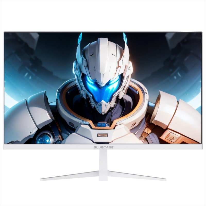 Monitor LED 23.8 Bluecase TRACE BM24FH1GCWBX - Full HD, 75Hz, 5ms, VA, Curvo R2800, Frameless - HDMI/VGA - Branco