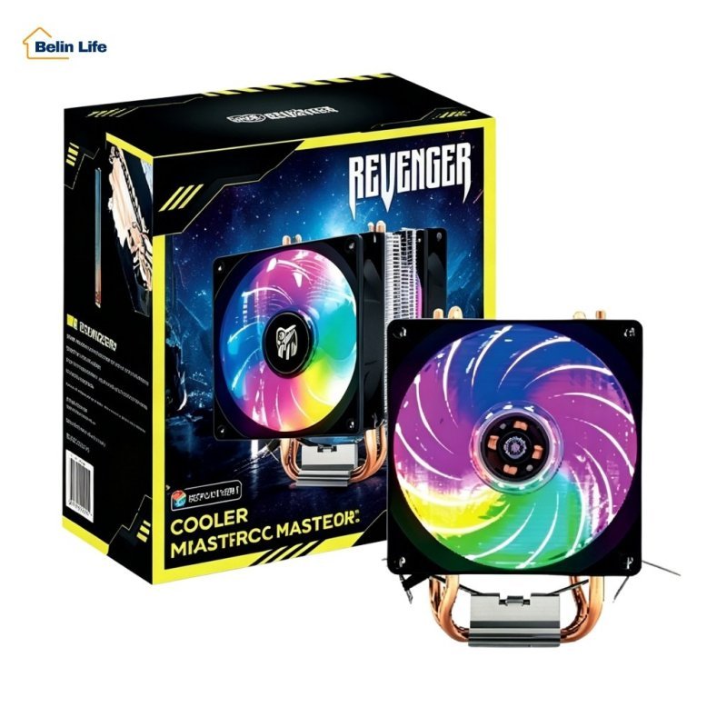 Cooler Processador Fan Duplo RGB 120W Direct Touch G-VR343 Intel AMD
