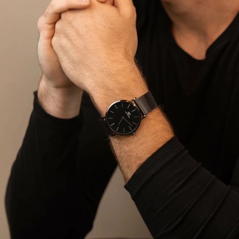 Relógio Masculino e Feminino Houston Full Black Preto 40mm
