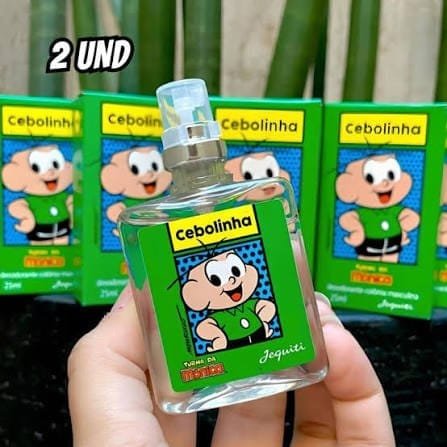 Kit 2x Perfumes Colônia Miniatura Cebolinha Turma Da Mônica Jequiti 25ml