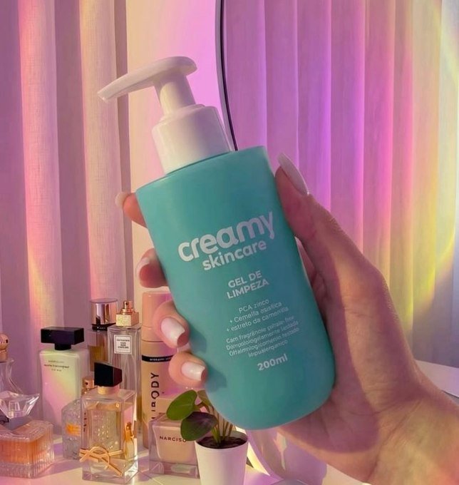 Creamy Skincare Gel de Limpeza 200ml + Frete Grátis