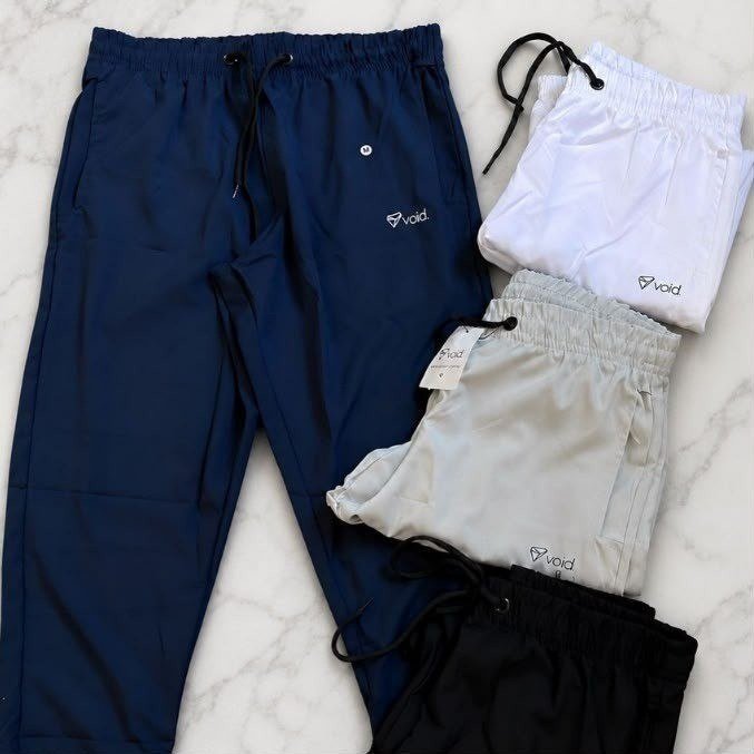 Kit 3 Calças Jogger Masculinas De Tactel Com Elastano Ziper