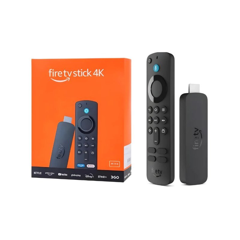 Fire TV Stick Amazon 4K Ultra HD - Wi-Fi 6 8GB - Alexa Controle por Voz
