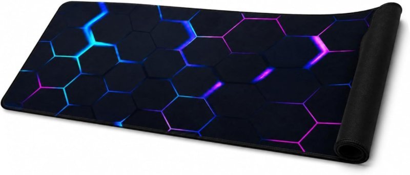 Mouse Pad Gamer Grande Profissional Extra 80x30 cm Bordas Costuradas Base