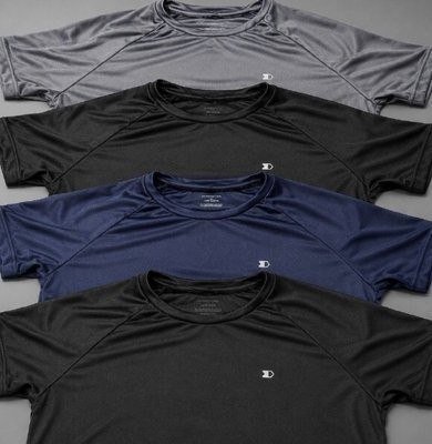Kit 8 Camisas Sandrini Dry- Fit Masculina Caminhada Academia