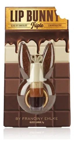 Gloss Labial Lip Bunny Triple - Fran By Franciny Ehlke Marrom