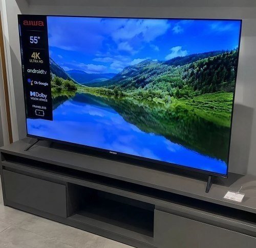 Smart TV AIWA 55" Android 4K Borda Ultrafina Dolby