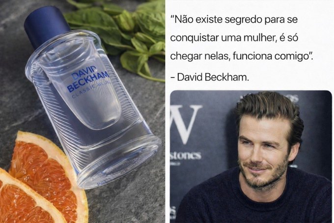 Perfume David Beckham Classic Blue EDT 50ml + Frete Grátis
