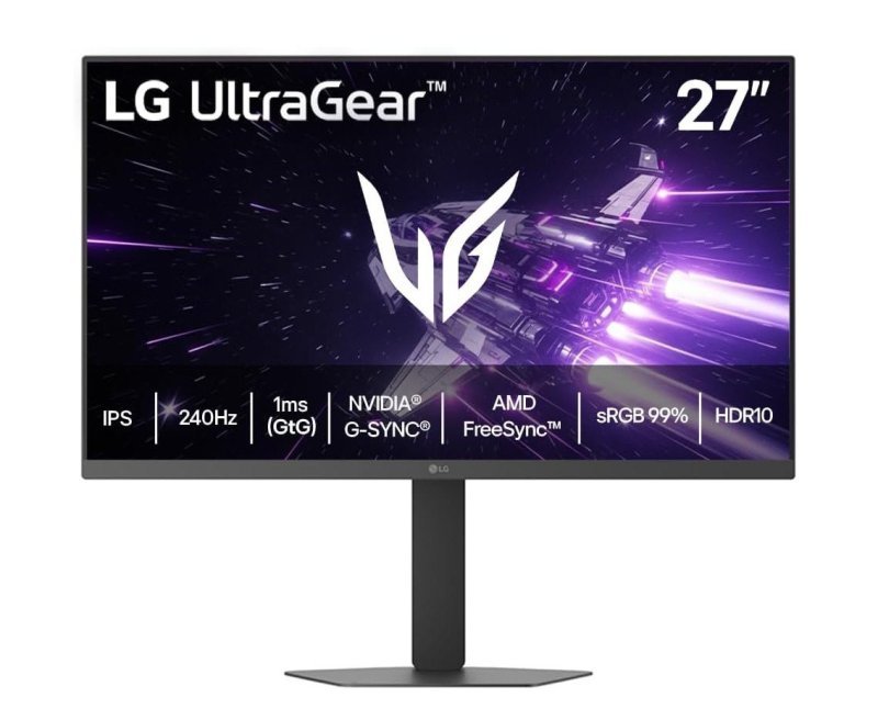 Monitor LG UltraGear de 27", Full HD, 240Hz, IPS e 1ms