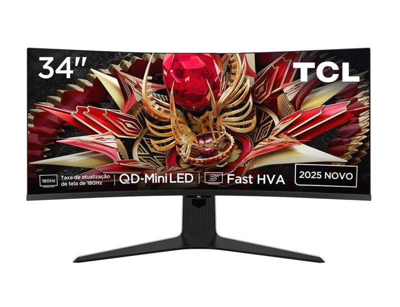 Monitor Gamer Curvo TCL 34R83Q de 34"