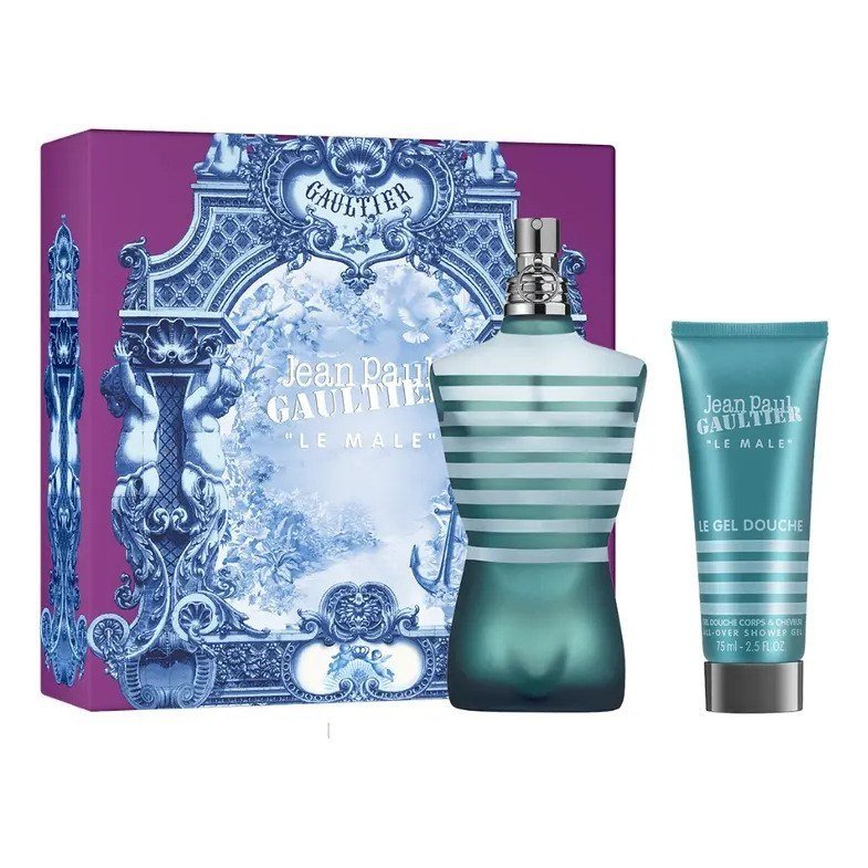 Conjunto de perfume Jean Paul Gaultier Le Male EDT 75 ml + Gel de banho 75 ml FD25 EDT 75 ml