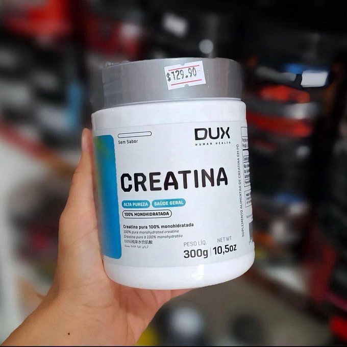 Creatina Dux Nutrition 100% Pura 300g + Frete Grátis