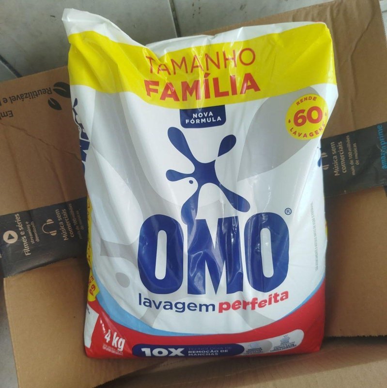 Omo Sabão em Pó Lavagem Perfeita 4Kg